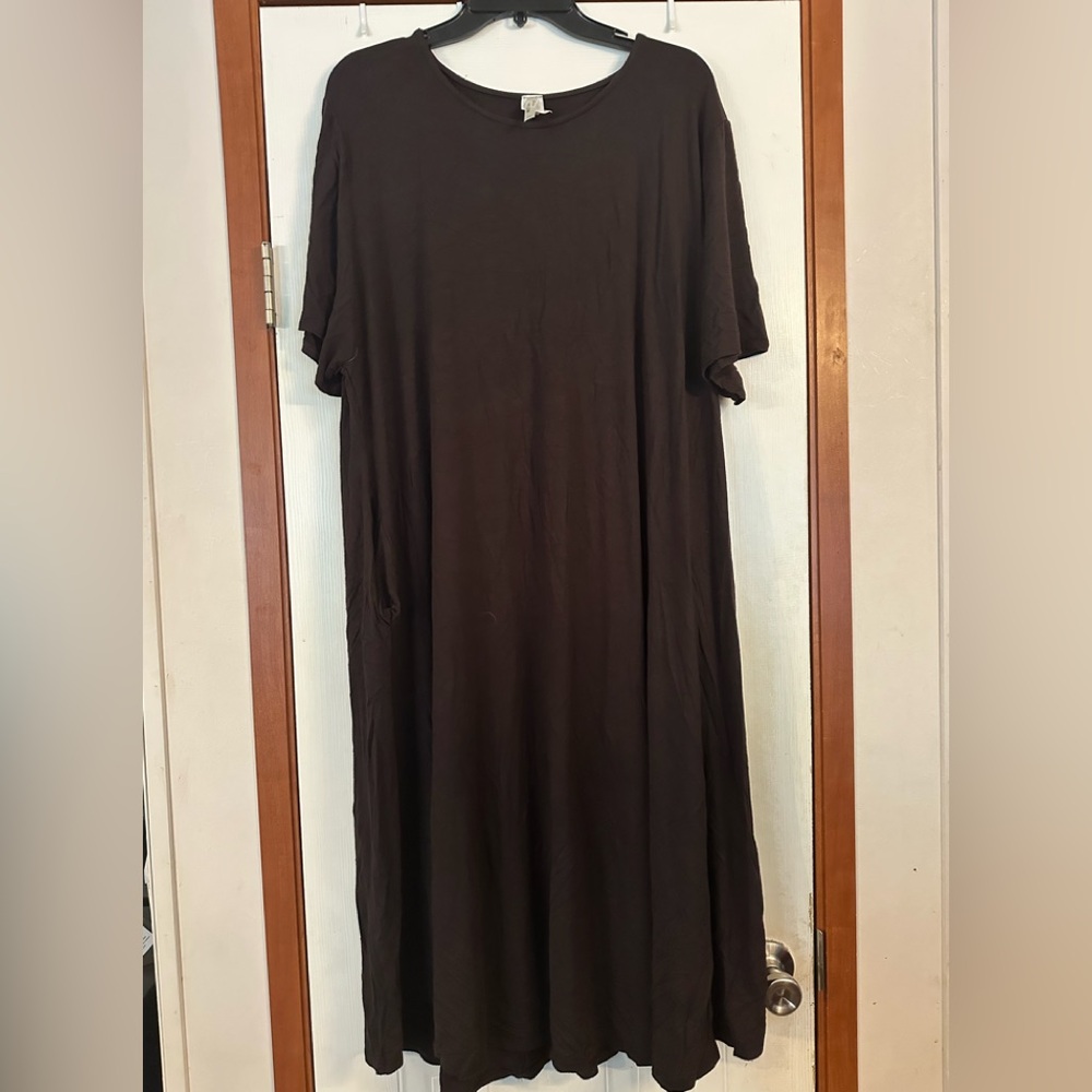 Elegant Brown Women's Dress